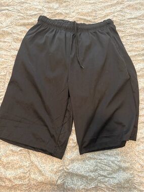 Zone Pro Black Men's Athletic Drawstring Shorts